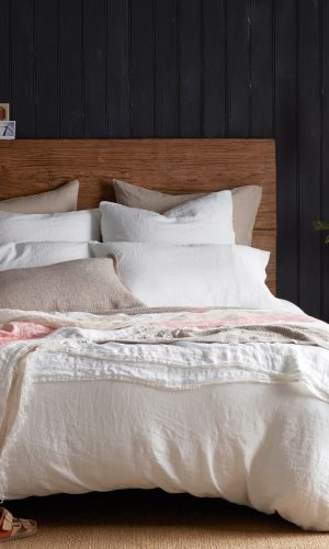 White Organic 100% Hemp Bed Linen